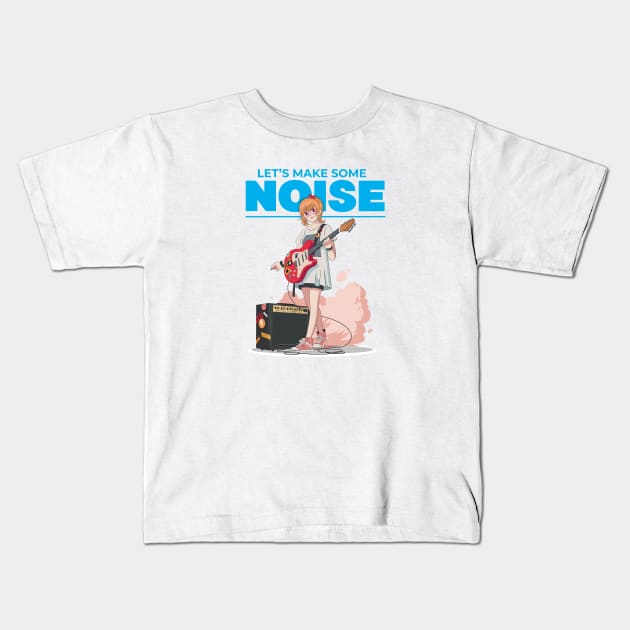 Let's Make Some Noise Kids T-Shirt by Wilcox PhotoArt